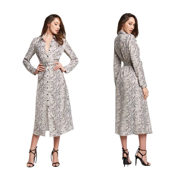 BARDOT Snake Print Shirt Dress Size 12/XL - Picture 1 of 16